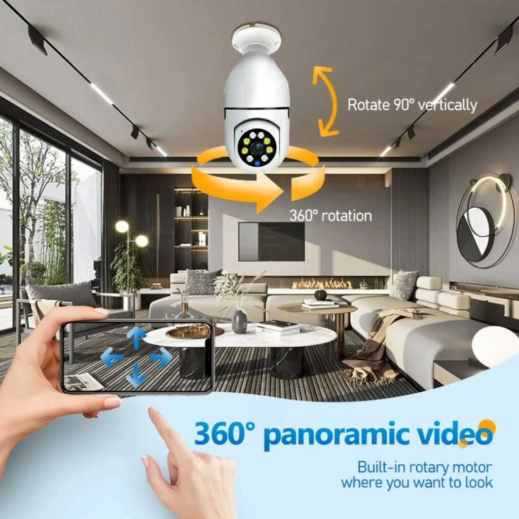 FOCO CÁMARA HD GIRATORIO 360°